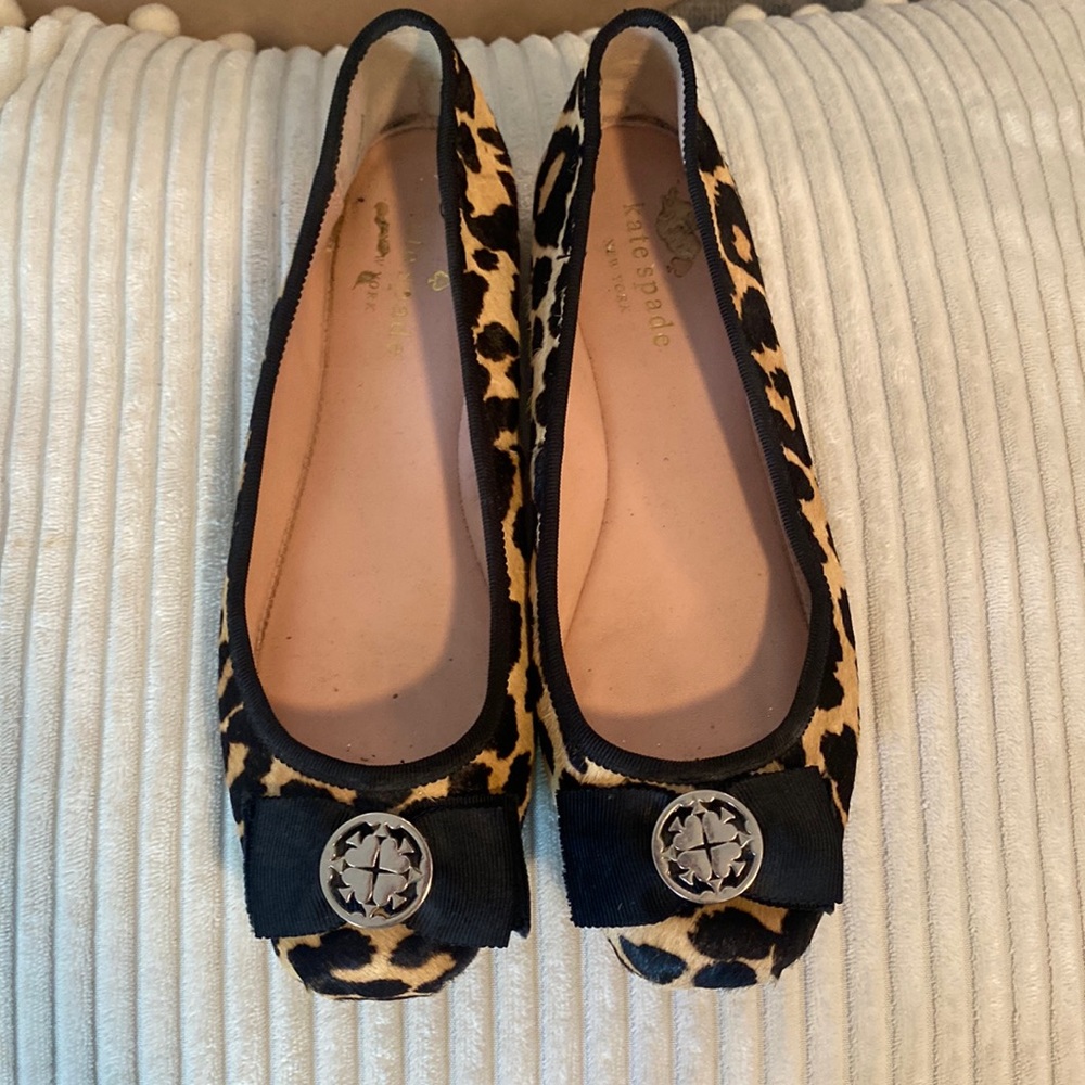Kate Spade leopard flats.